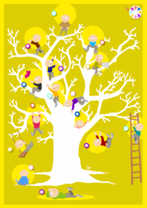 poster arbre à personnage