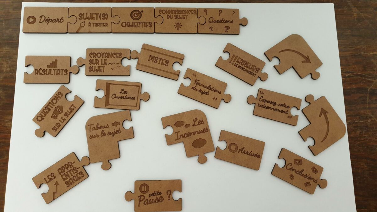 Puzzle café Un puzzle en bois pour animer ses réunions Grain's