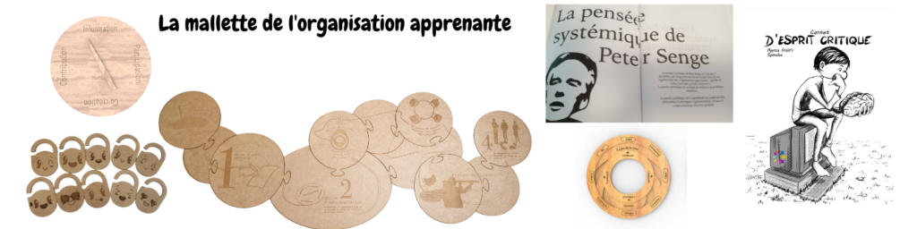 Mallette de l'organisation apprenante Agence Grain's - boites à outils d'animation éco-responsable