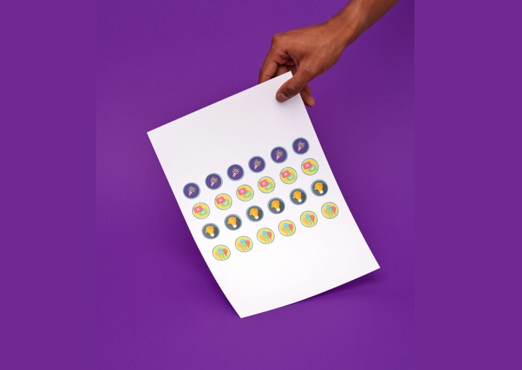 stickers à imprimer pour calendrier 